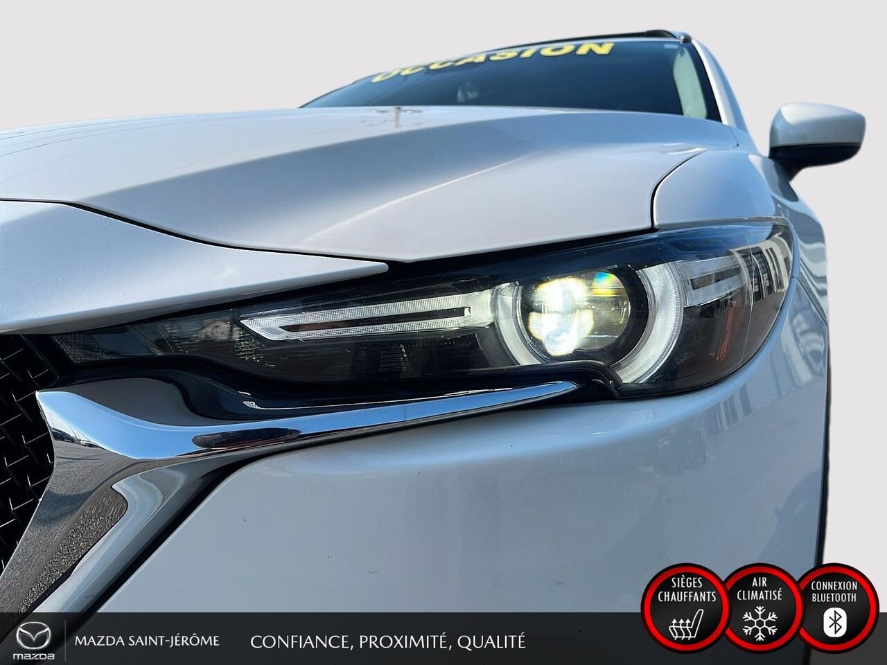 2021 Mazda CX-5 GT | TOIT OUVRANT | CUIR | NAVIGATION | AWD | White Saint-Jérôme - photo #1