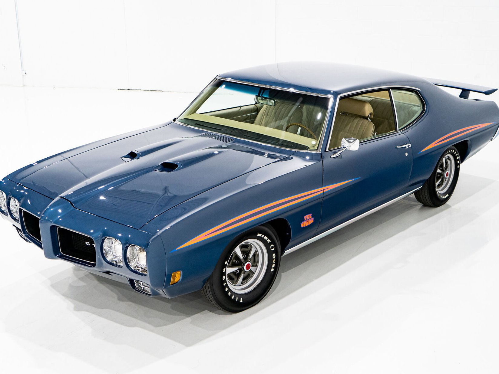 1970 Pontiac GTO The Judge Matching# Ram Air III 4-speed **PRIX EN USD** Blue Montreal - photo #31