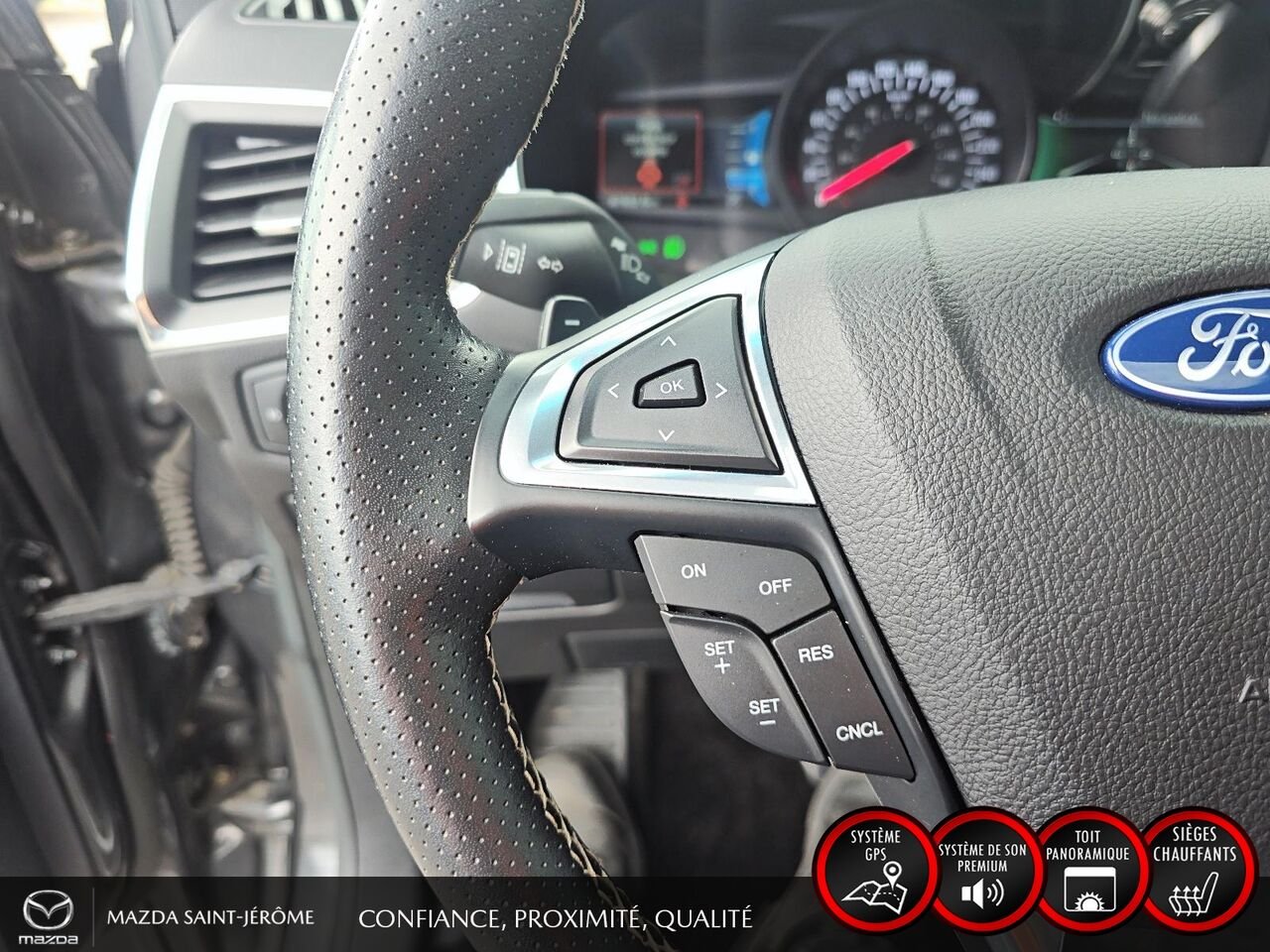 2020 Ford Edge ST | TOIT PANO | AWD | CUIR | Grey Saint-Jérôme - photo #15
