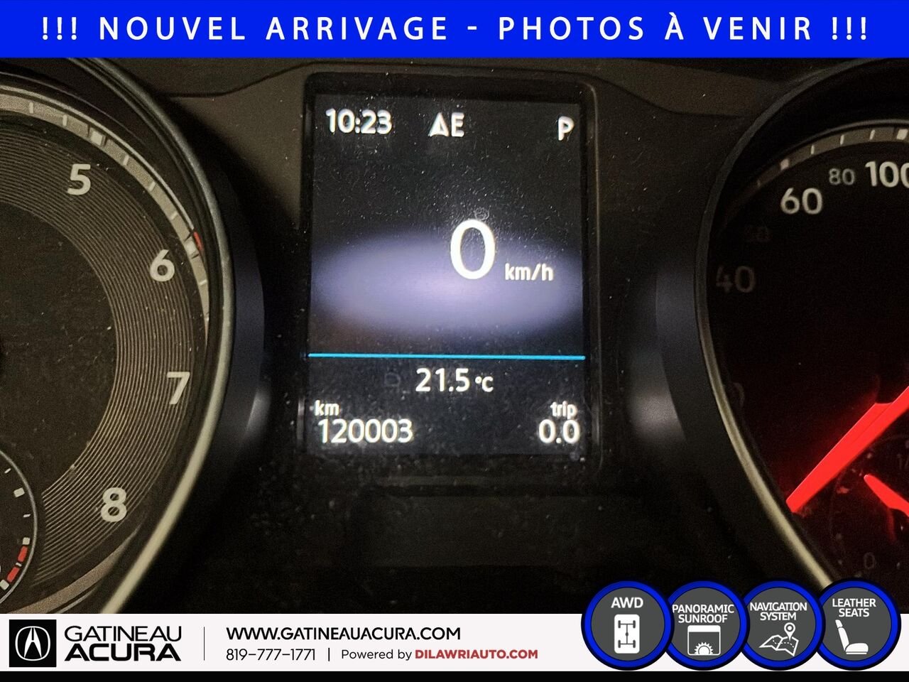 Volkswagen Atlas Highline 3.6 FSI 4MOTION 2018 Rouge Ottawa & Gatineau - photo #12