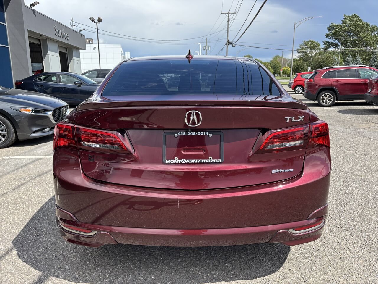 2015 ACURA TLX TECH V6 Tech berline 4 portes SH-AWD Red Montmagny - photo #5