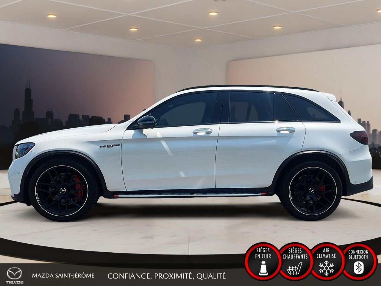 2019 Mercedes-Benz GLC White Ste-Agathe des Monts - photo #10