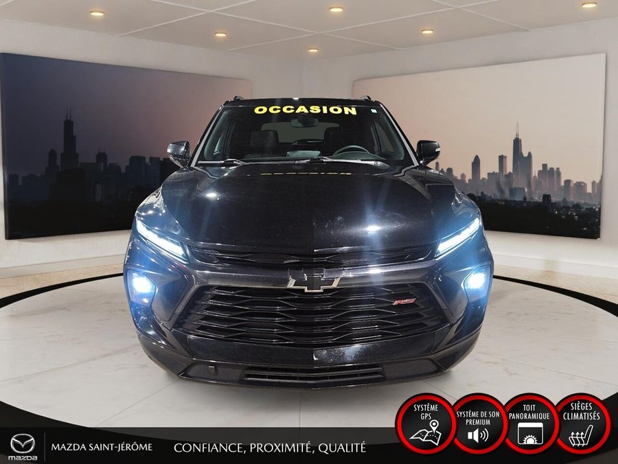 Chevrolet Blazer RS | V6 | AWD | TOIT PANORAMIQUE | CUIR | 2024 Noir