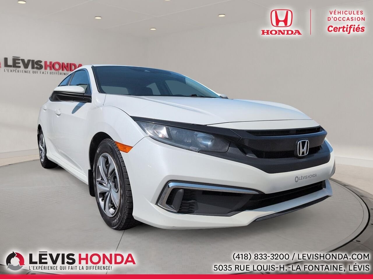 2019 Honda Civic LX LX BM White Lévis - photo #4