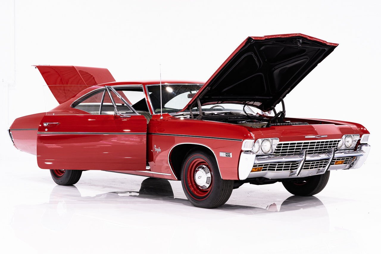 1968 Chevrolet Impala Match N# L72 427/425 4spd 4.56gear Org Bill Of Sale | PRIX EN USD Red Montreal - photo #29
