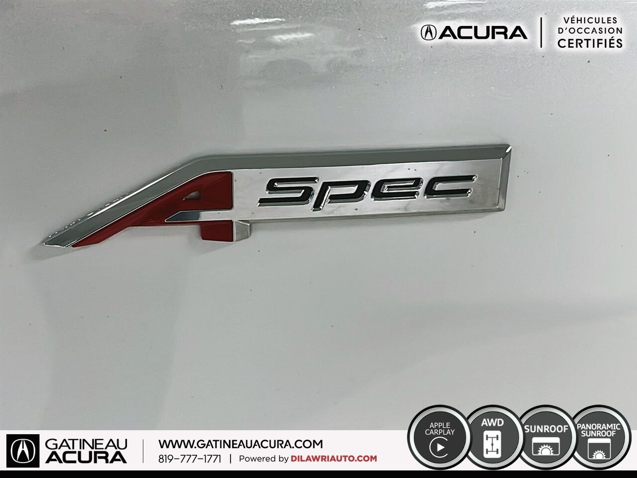 ACURA ADX A-Spec SH-AWD 2025 Blanc Ottawa & Gatineau - photo #17