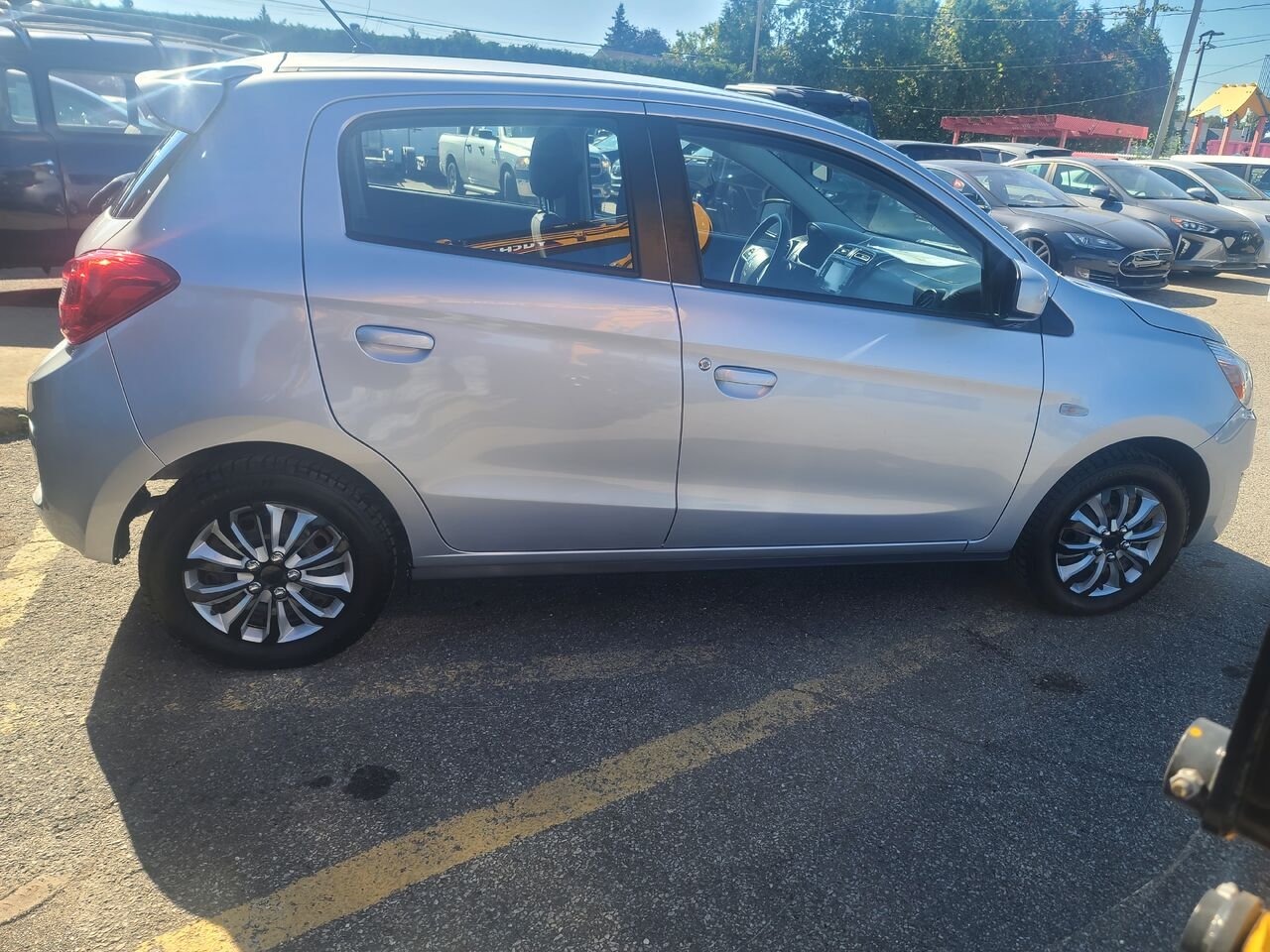 2020 Mitsubishi Mirage Grey  - photo #5