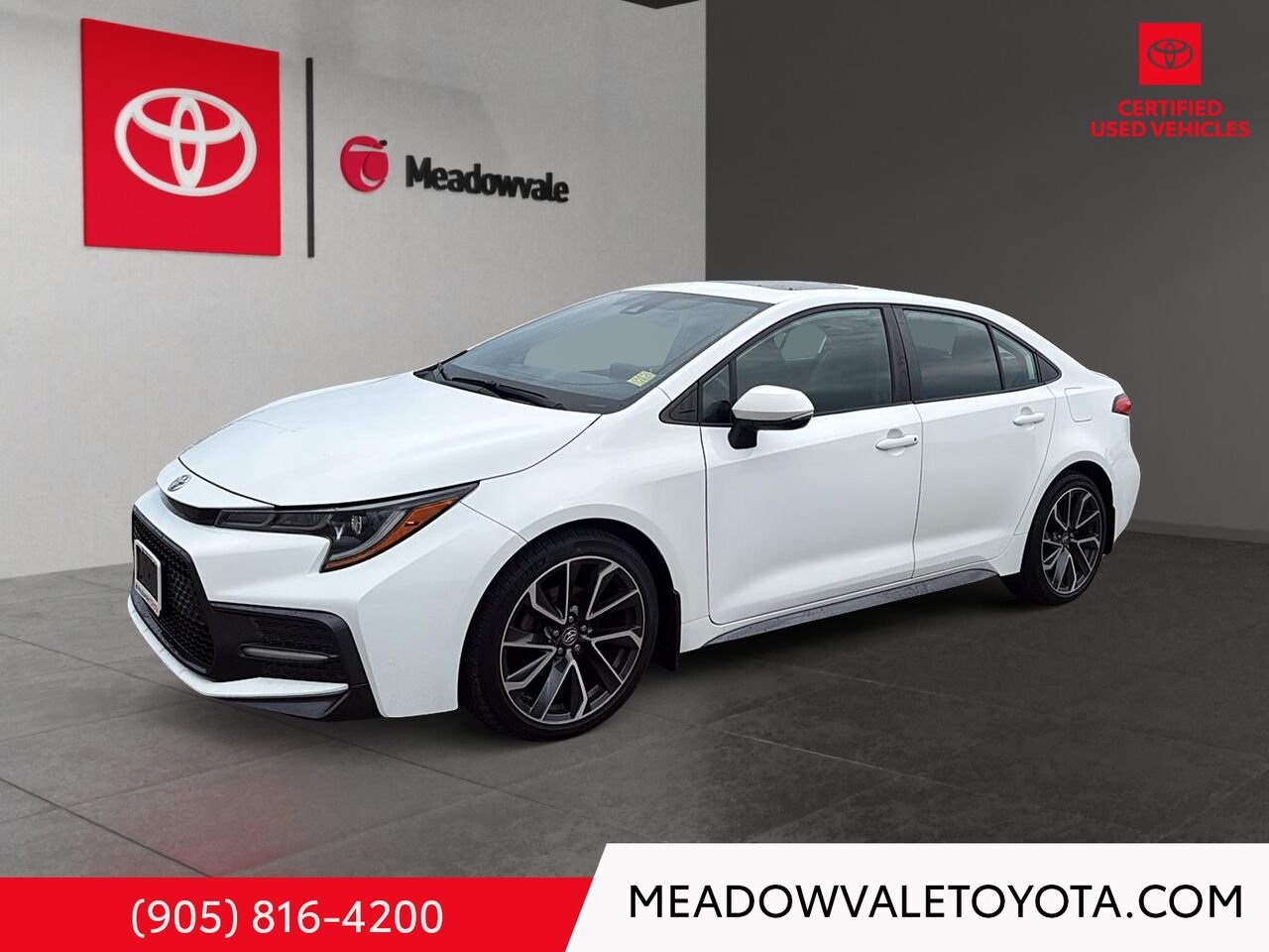 2020 Toyota Corolla Clean CarFax, Power Sunroof, Back Up Camera, Bluetooth White Mississauga - photo #0