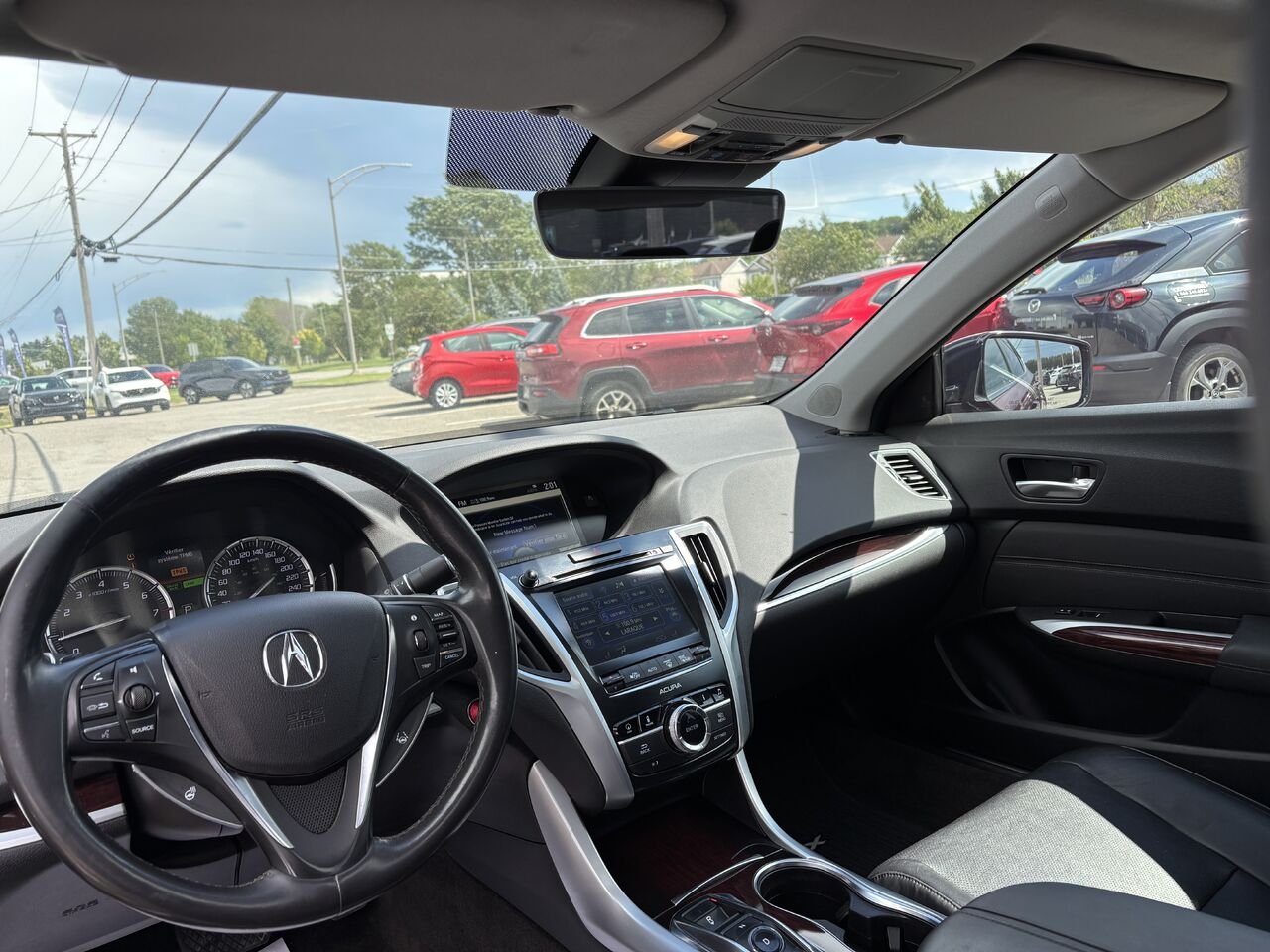 2015 ACURA TLX TECH V6 Tech berline 4 portes SH-AWD Red Montmagny - photo #10