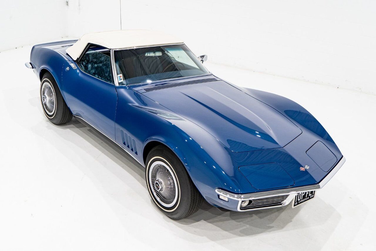 Chevrolet Corvette *PRIX EN USD* Matching numbers Top flight with extensive documentation 1968 Bleu Montréal - photo #64