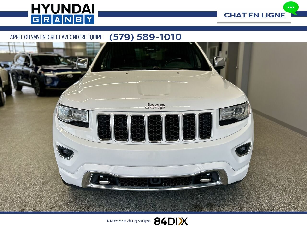 2015 Jeep Grand Cherokee White Granby - photo #2