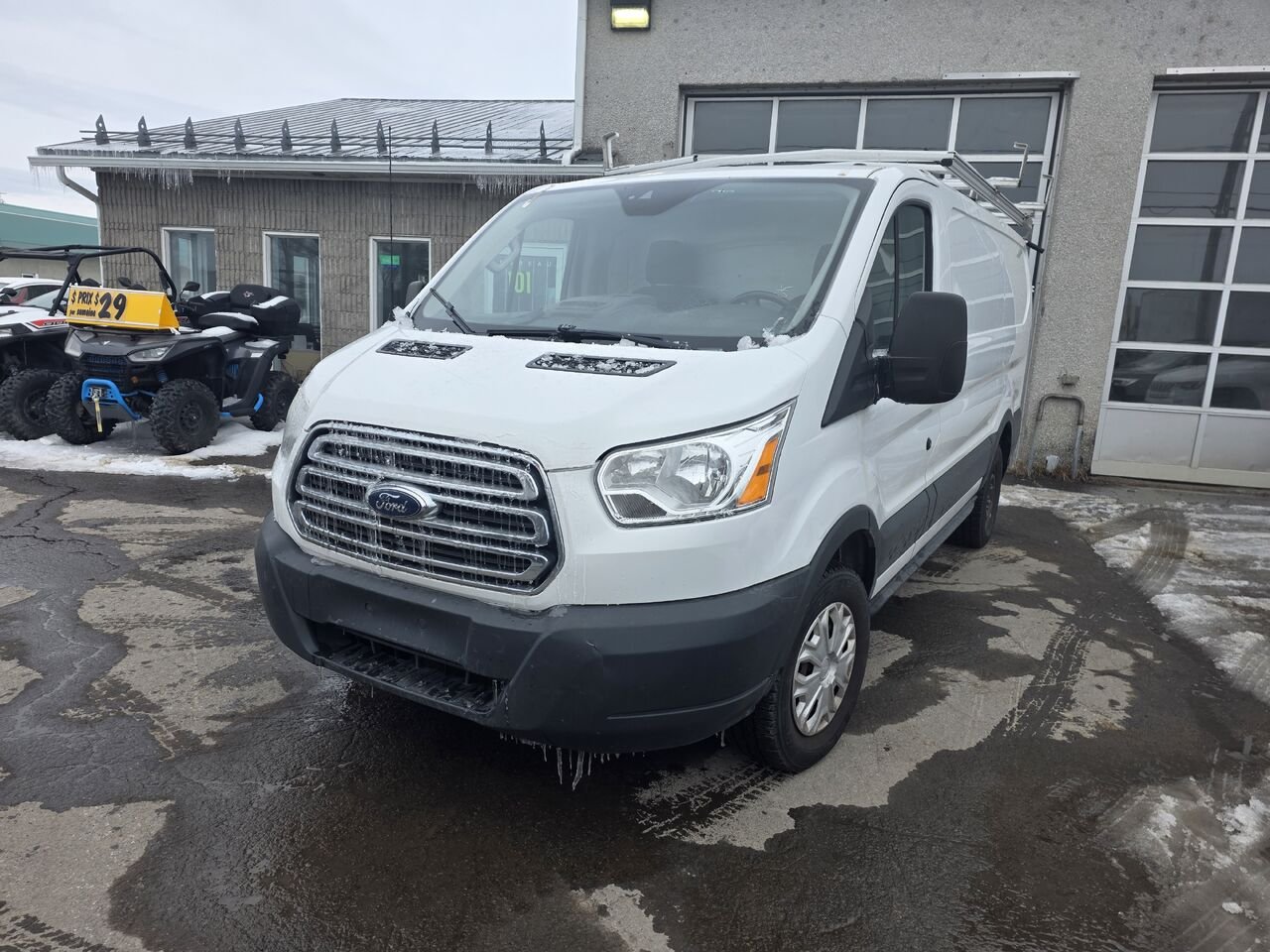 2016 Ford Transit fourgon utilitaire White  - photo #0