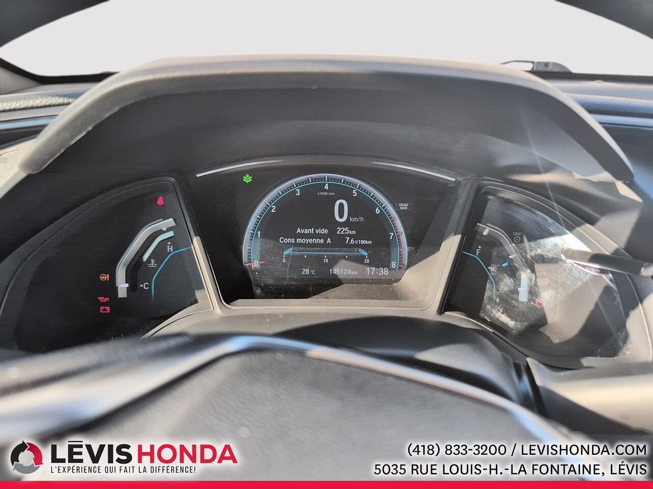 Honda Civic Hayon LX LX 5 portes BM 2017 Gris Lévis - photo #26