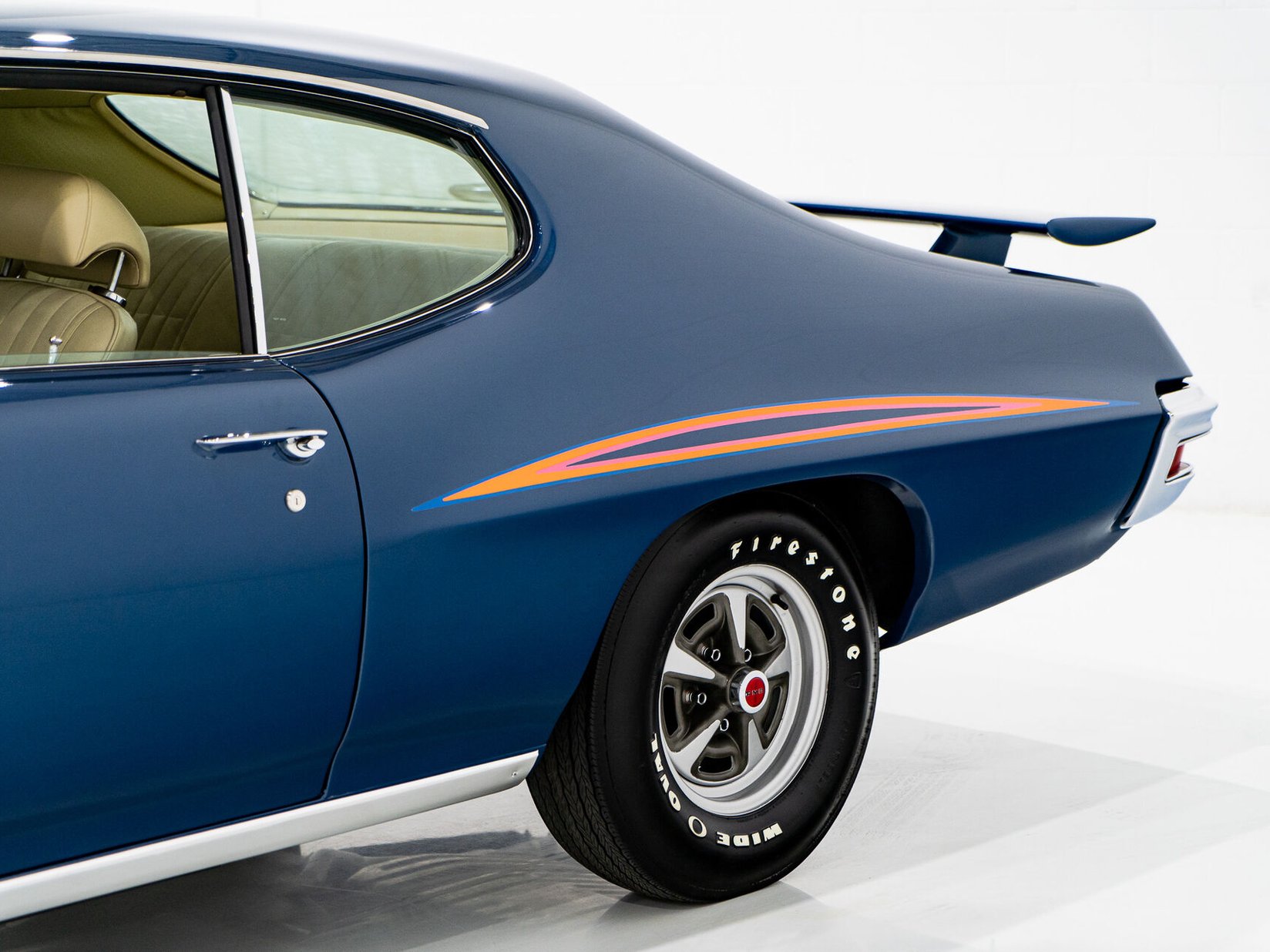 1970 Pontiac GTO The Judge Matching# Ram Air III 4-speed **PRIX EN USD** Blue Montreal - photo #37