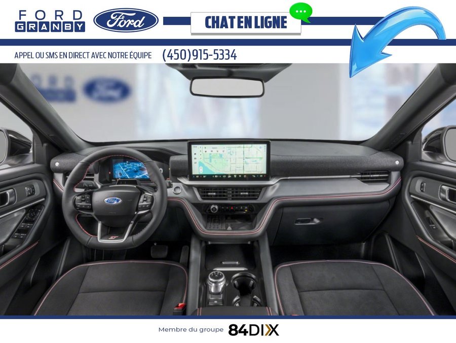 Ford Explorer ST 4RM 2026 Noir agate métallisé