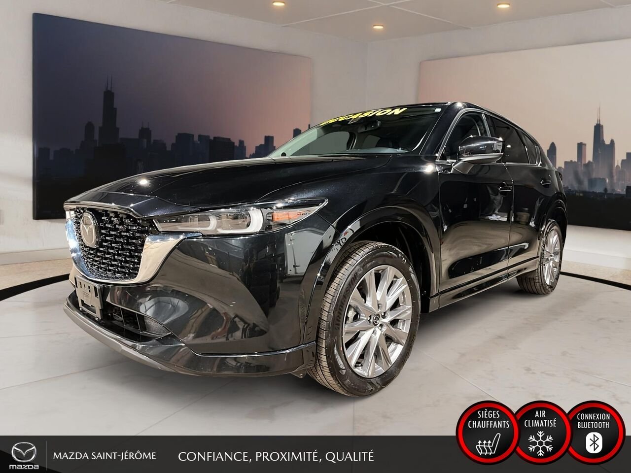 2025 Mazda CX-5 GT | TOIT OUVRANT | CUIR | AWD | Black Saint-Jérôme - photo #0