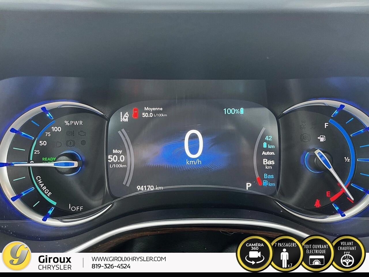 Chrysler Pacifica Hybrid 2022 Blanc Sainte-Agathe-des-Monts - photo #16