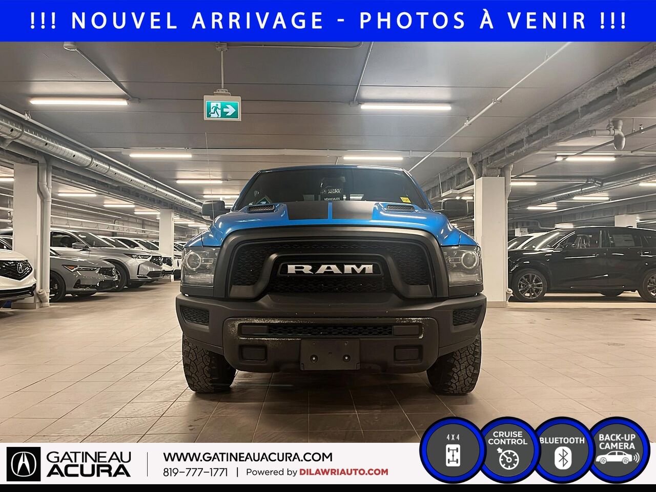 2021 Ram 1500 Classic Warlock Quad Cab 4x4 Blue Ottawa & Gatineau - photo #1