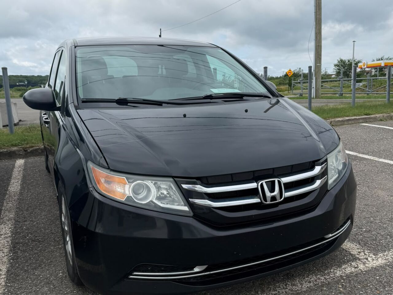 Black 2016 Honda Odyssey Minivan Front-Wheel Drive Automatic