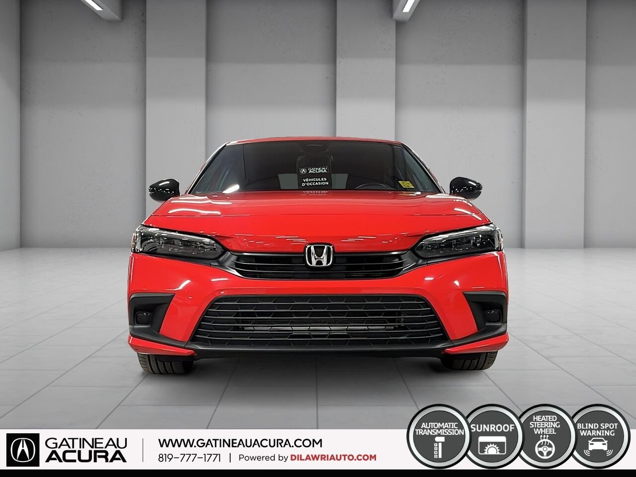 Honda Civic Sport 2022 Rouge Ottawa & Gatineau - photo #12