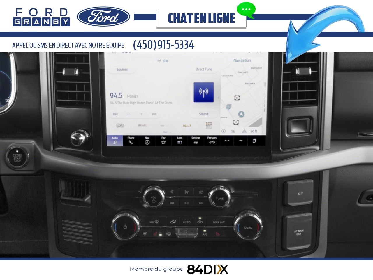 Ford F-150 Lightning 2025 Blanc Oxford Granby - photo #4