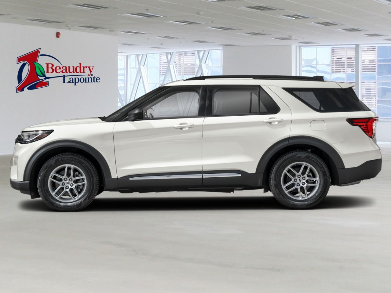 2026 Ford Explorer Star White Metallic Tri-Coat La Sarre - photo #2