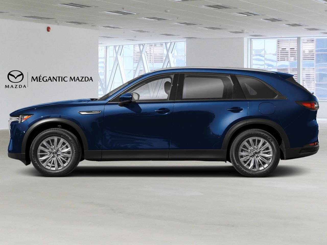 MAZDA CX-90 hybride rechargeable 2026 Bleu cristal foncé mica Lac Mégantic - photo #1