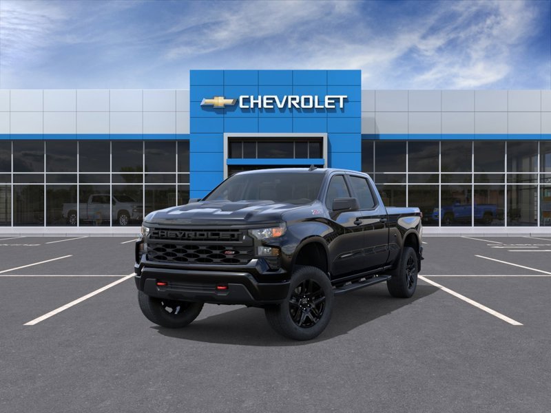 CHEVROLET Silverado 1500 Custom Trail Boss cabine multiplace 4RM 157 po 2026 NOIR Montmagny - photo #0