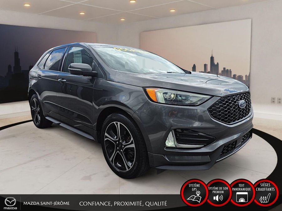 Ford Edge ST | TOIT PANO | AWD | CUIR | 2020 Gris