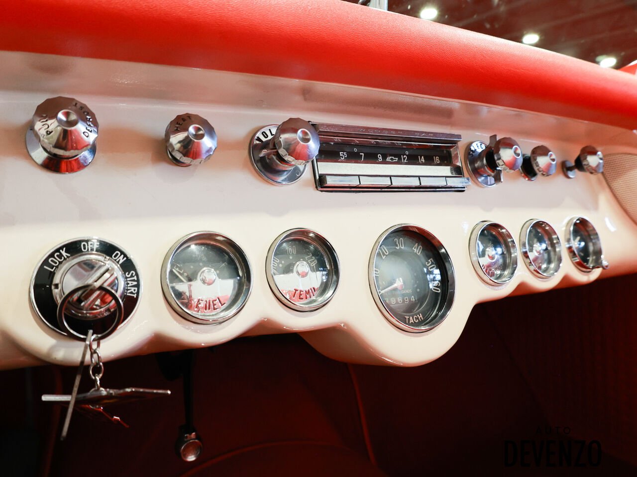 Chevrolet Corvette 1957 Rouge Saint-Eustache - photo #13