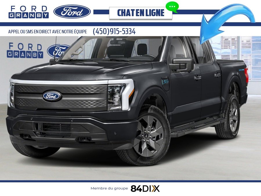 2025 Ford F-150 Lightning Agate Black Metallic