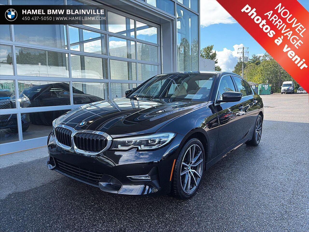 Black 2021 BMW 3 Series Sedan All-Wheel Drive Automatic