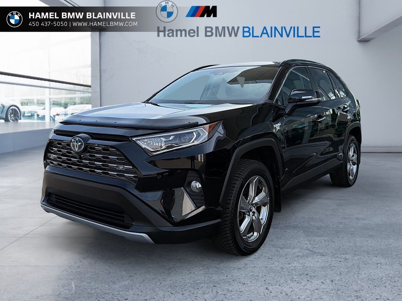 Black 2019 Toyota RAV4 Hybrid SUV / Crossover All-Wheel Drive Automatic