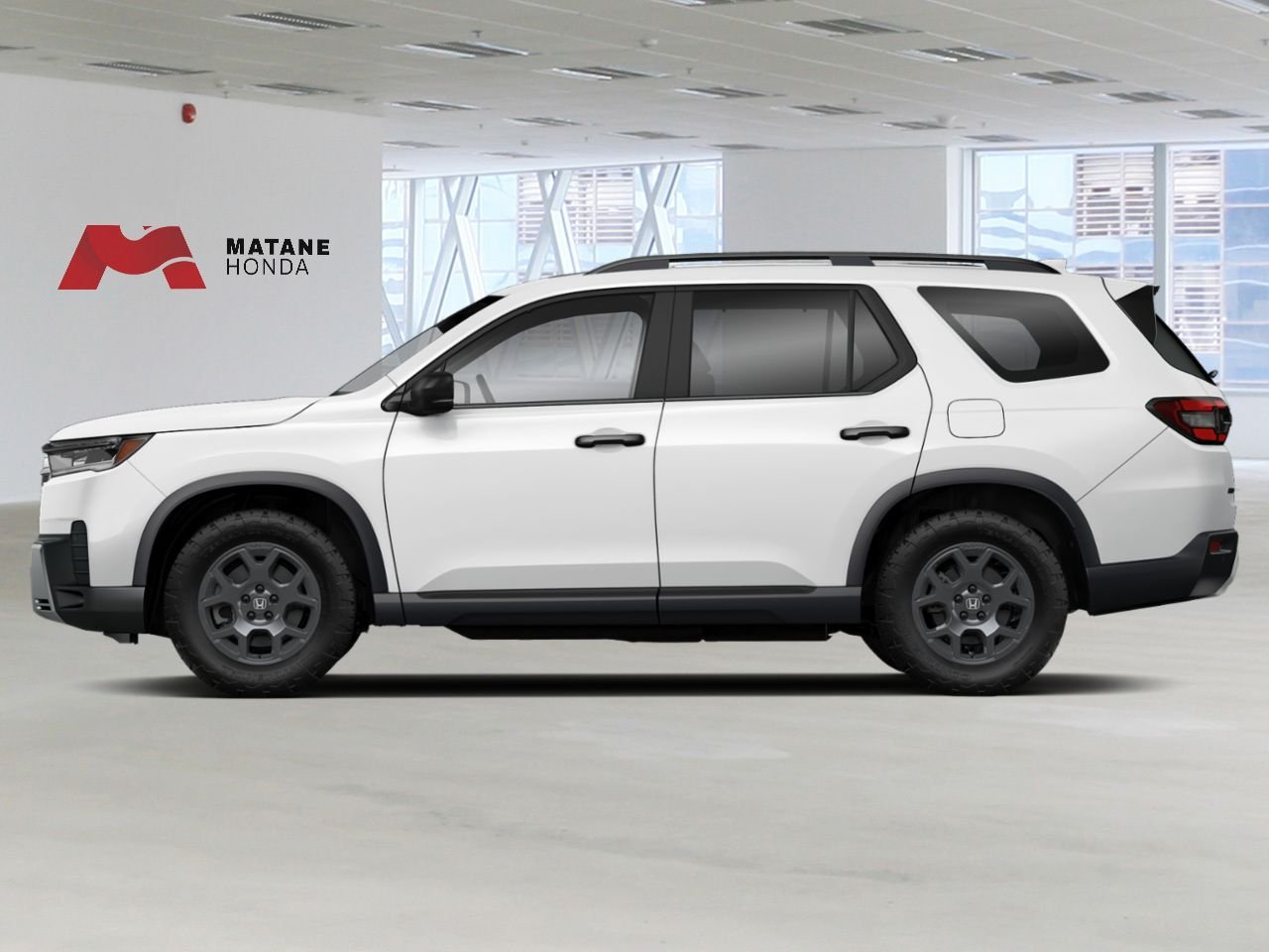 2026 Honda Pilot TrailSport TI Platinum White Pearl Matane - photo #1