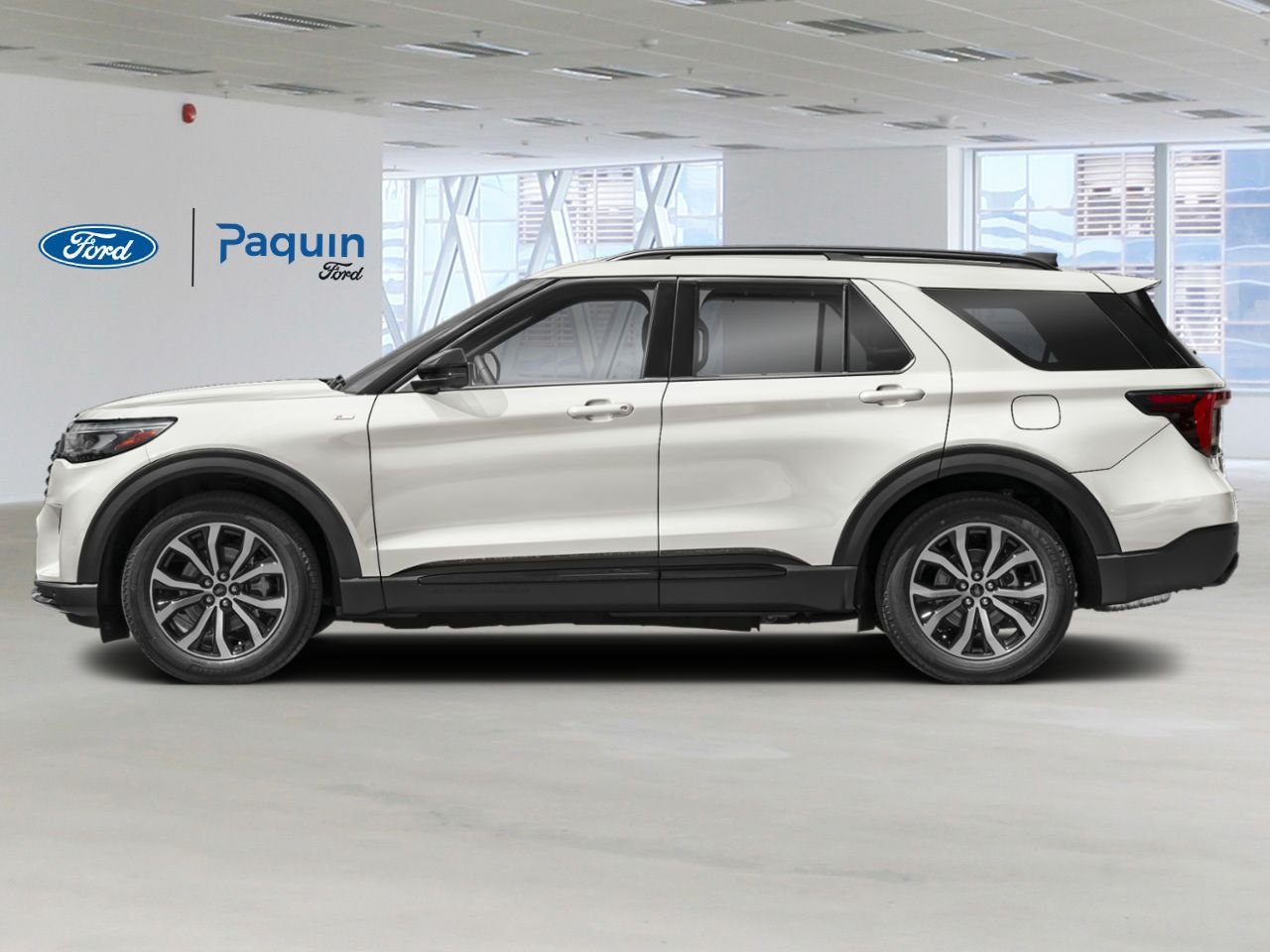 2026 Ford Explorer Star White Metallic Tri-Coat Rouyn-Noranda - photo #2