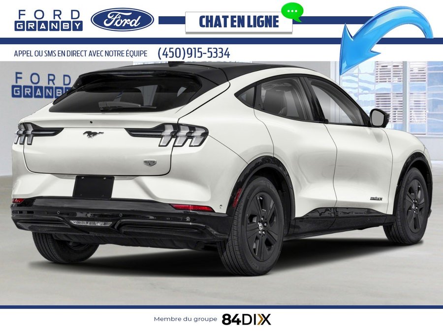 Ford Mustang Mach-E Sélect TI 2025 Blanc astral métallisé trois couches
