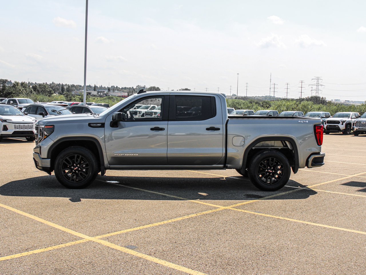 2024 GMC Sierra 1500 4WD Crew Cab 147 Pro Grey Sherwood Park - photo #4