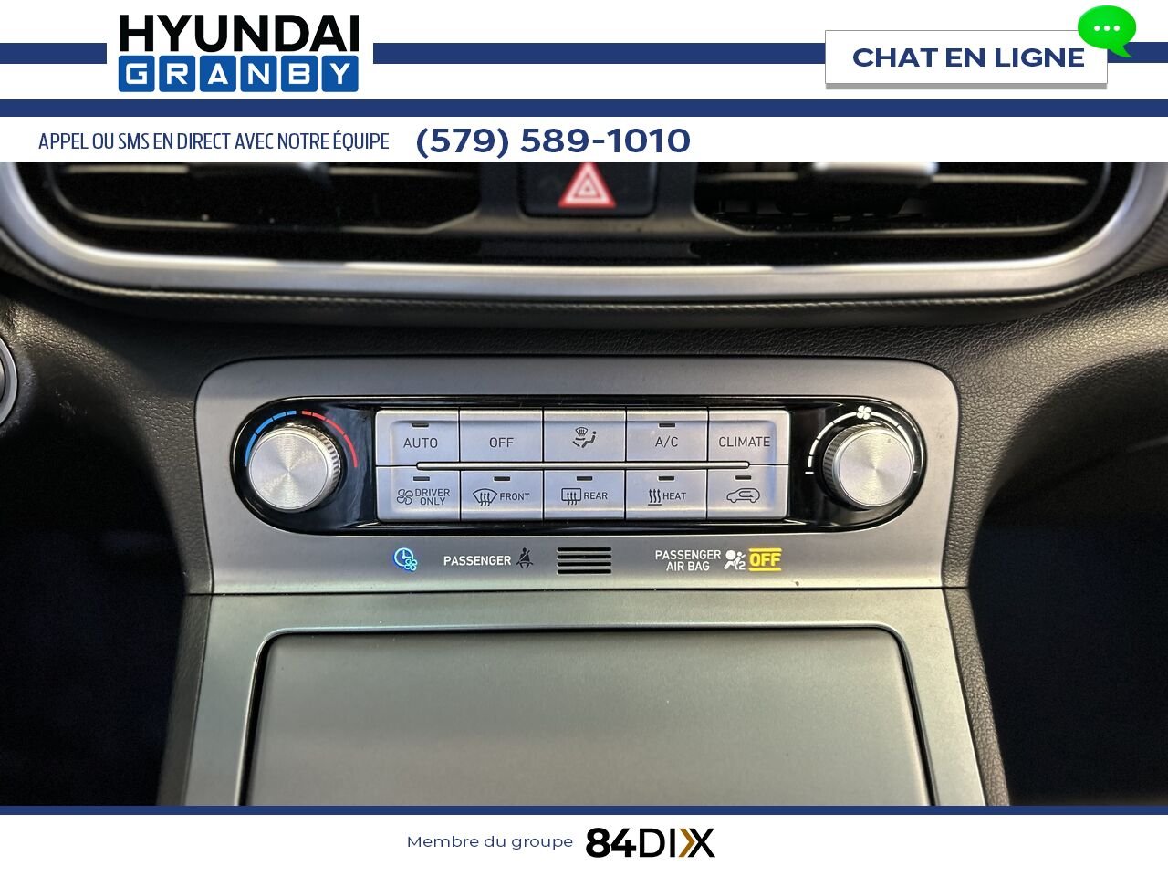 Hyundai Kona électrique 2023 Blanc Granby - photo #20