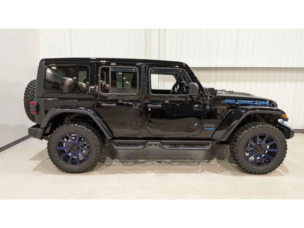 2022 Jeep Wrangler 4xe Unlimited Rubicon 4x4 Black Val-David - photo #7