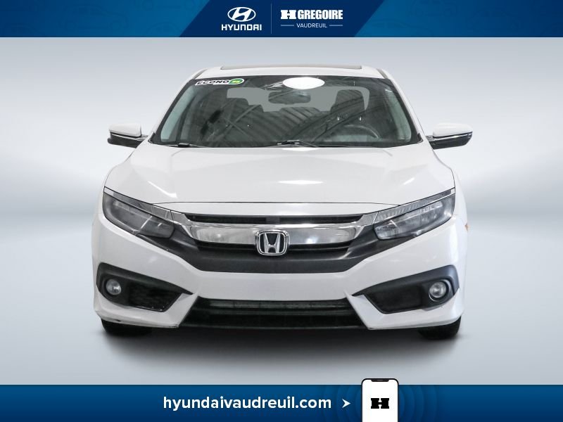 2016 Honda Civic White Laval - photo #2