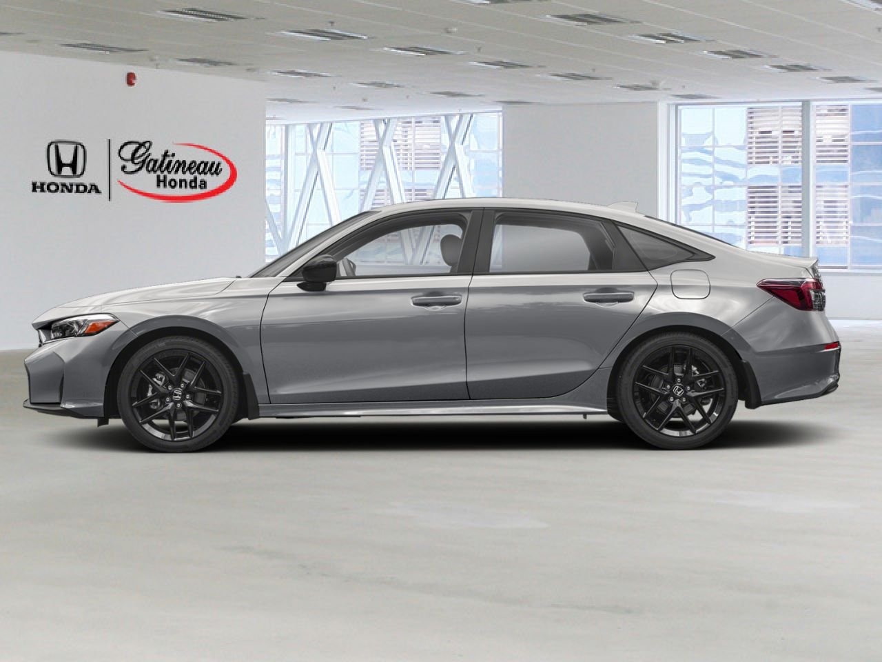 2026 Honda Civic hybride berline Sport eCVT Grey Gatineau - photo #2