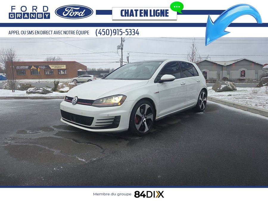2016 Volkswagen Golf GTI White