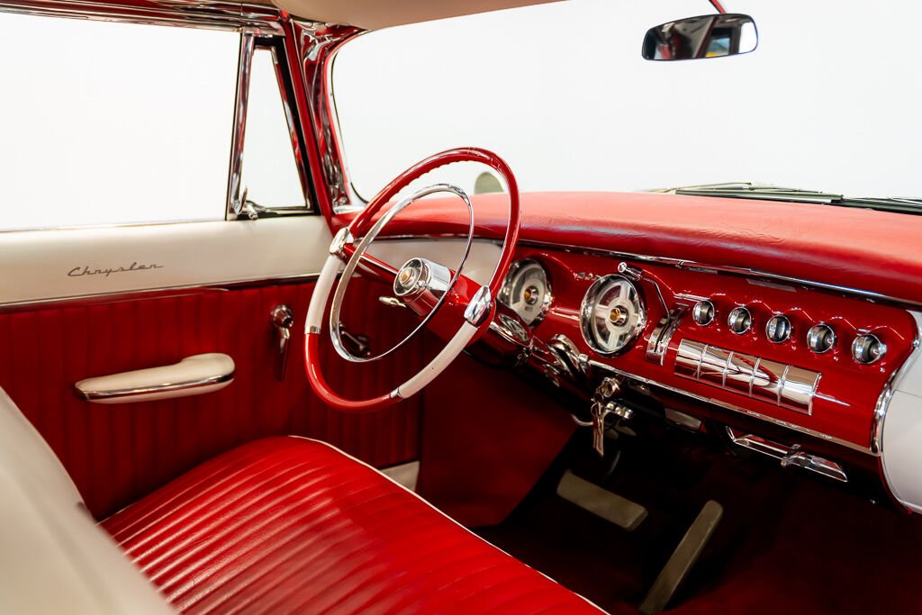 1955 Chrysler New Yorker PRIX IN USD St.Regis | CAR IN MILES Red Montreal - photo #34