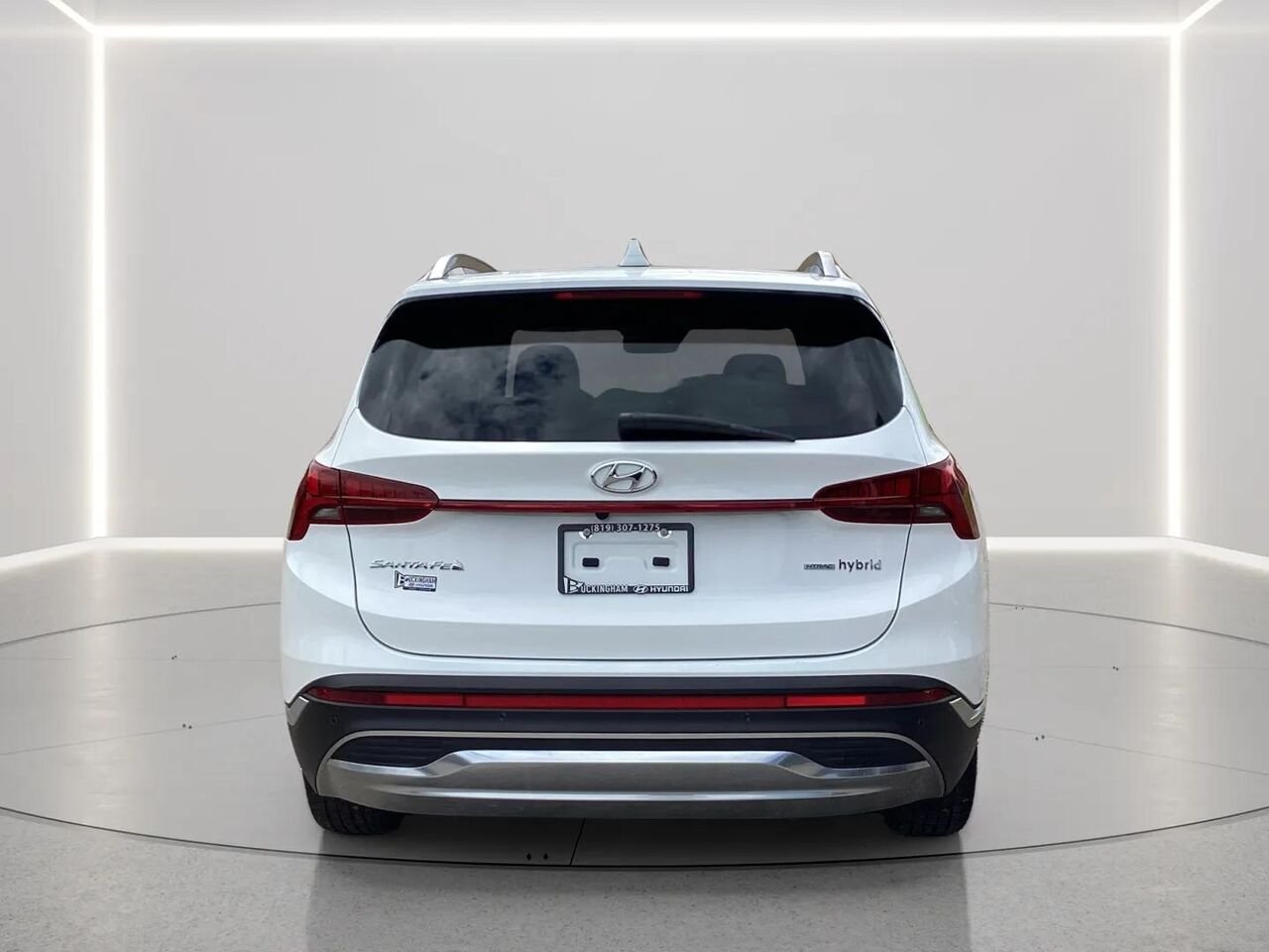 2022 Hyundai Santa Fe Hybrid White Gatineau - photo #3