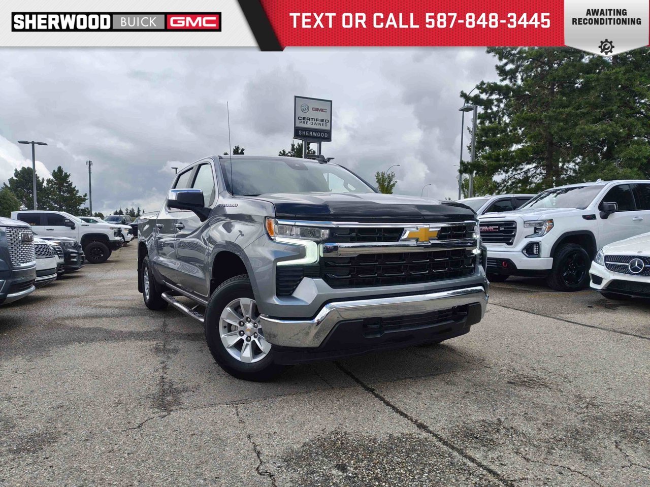 2025 Chevrolet Silverado 1500 4WD Crew Cab 147 LT Grey Sherwood Park - photo #0