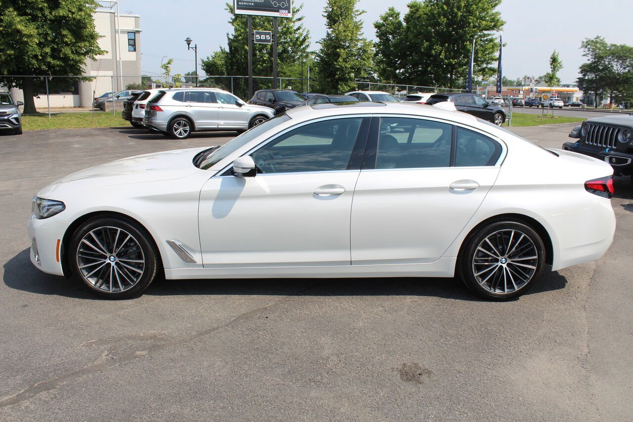 2021 BMW 5 Series VIN: WBA13BJ06MCG37906 White Sainte-Rose - photo #5