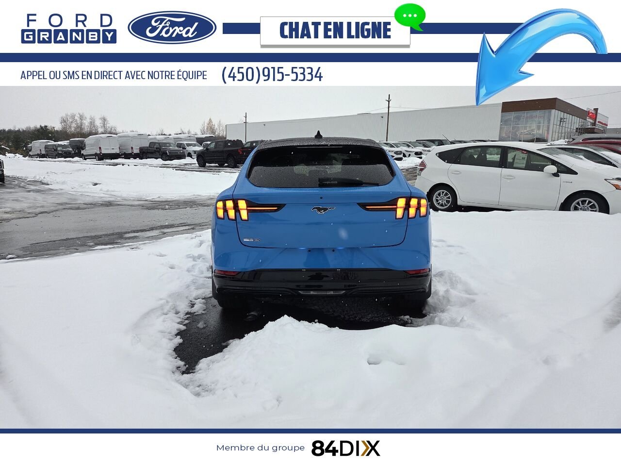 Ford Mustang Mach-E 2024 Bleu Granby - photo #5