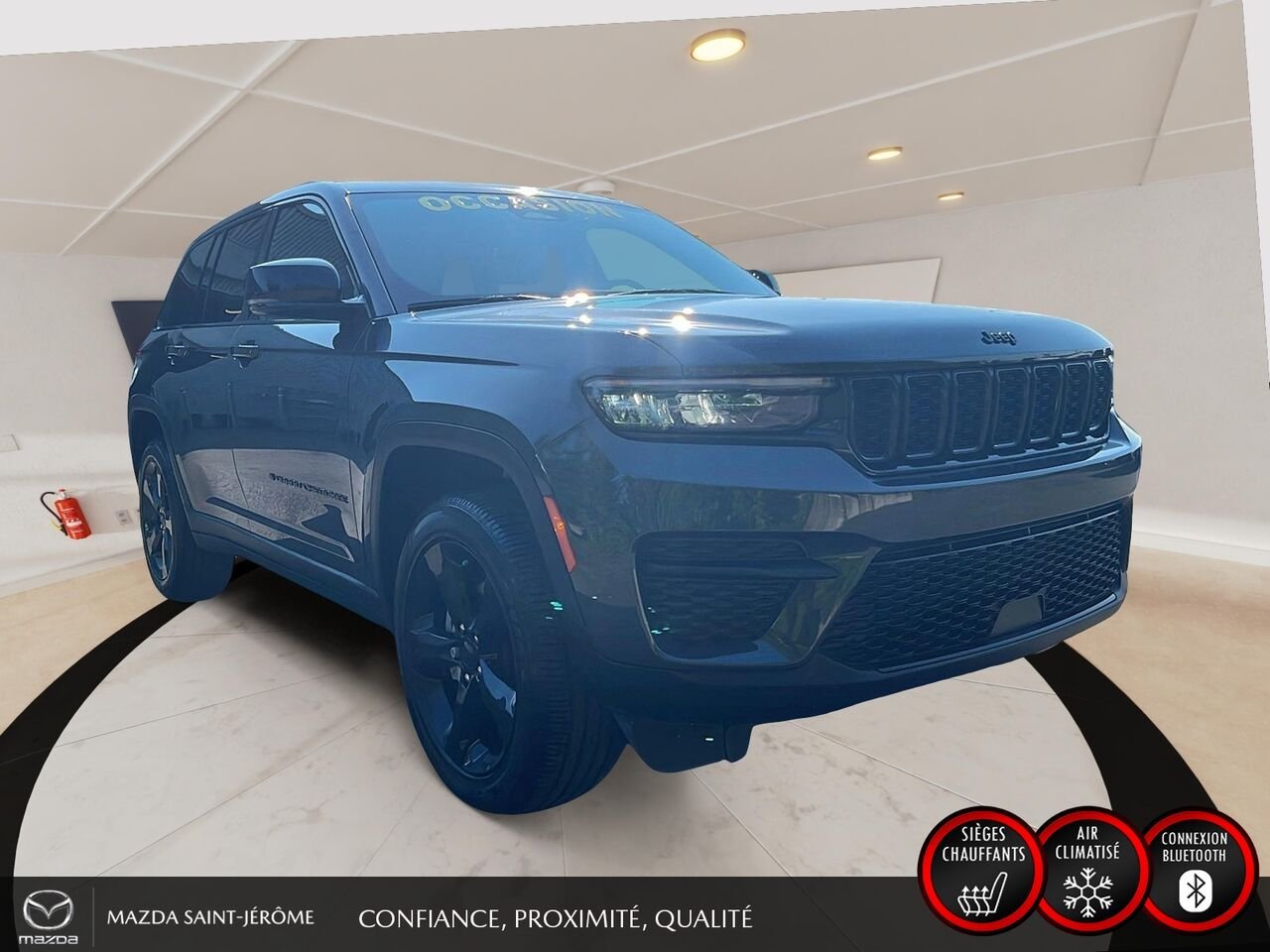 2025 Jeep Grand Cherokee Altitude | GROUPE REMORQUAGE | CUIR | Grey Saint-Jérôme - photo #3