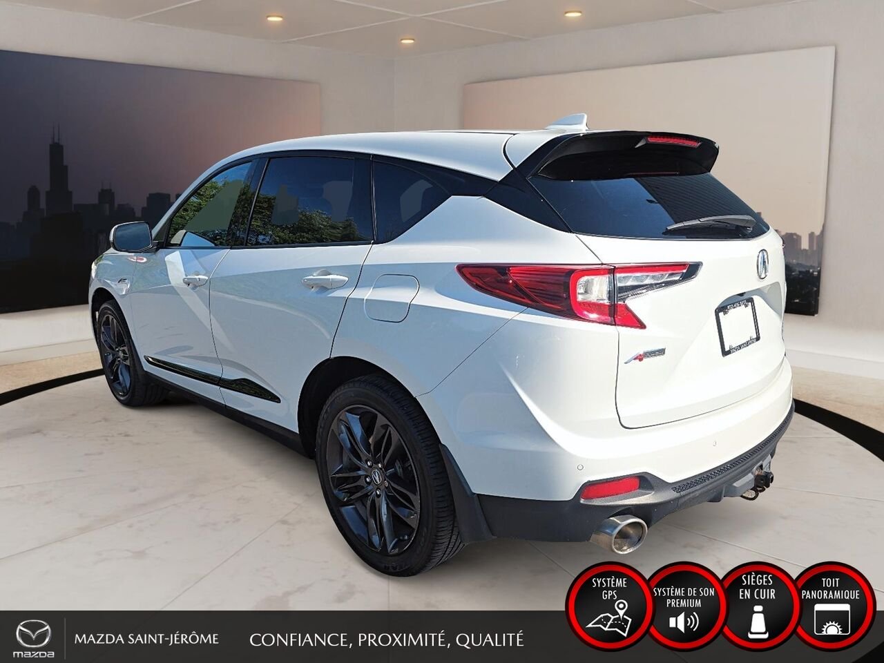 Acura RDX A-Spec | TOIT OUVRANT | CUIR | AWD | 2020 Blanc Saint-Jérôme - photo #9