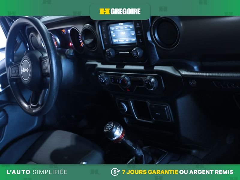 Jeep Wrangler 822458 | Sport 4x4 MANUELLE MAGS CAM RECULE 2019 Noir Laval - photo #19